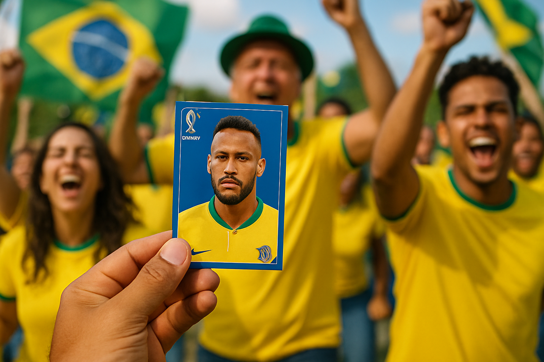 Panini lança pacote extra com Neymar para álbum da Copa 2026