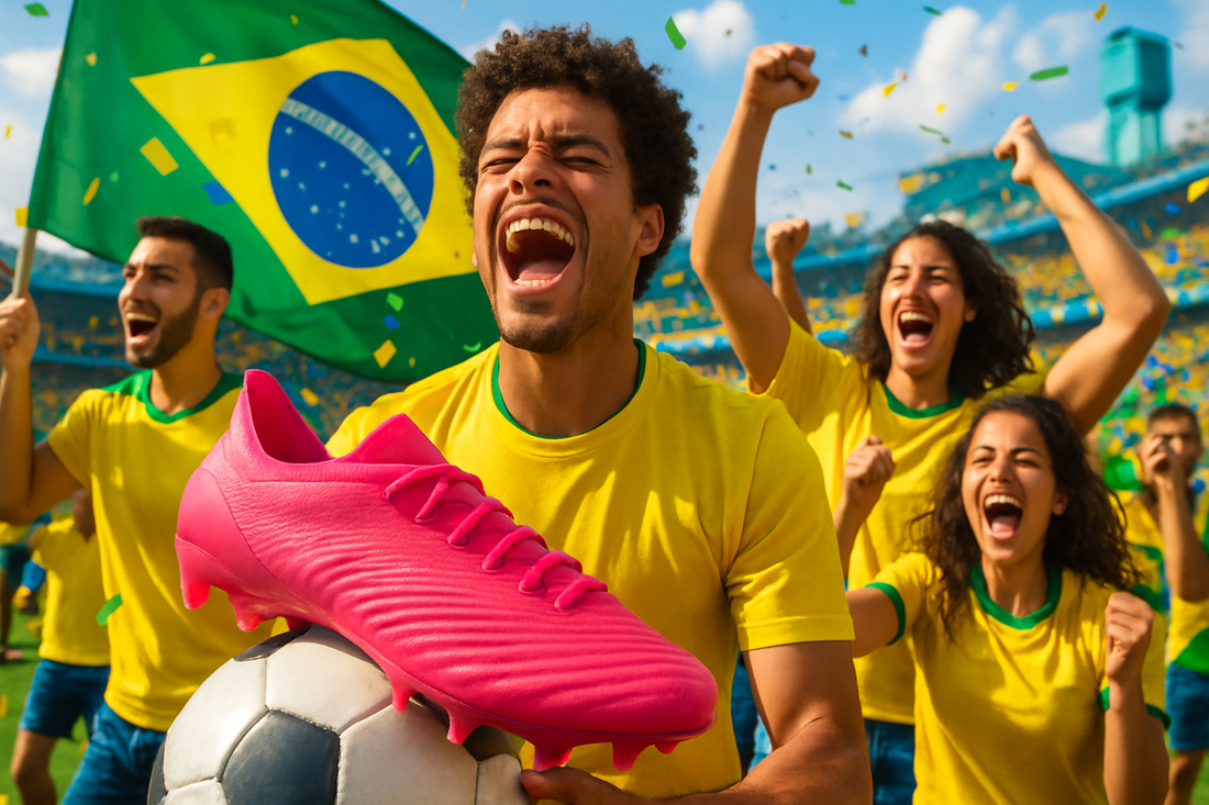 Chuteiras rosas dominam os gramados rumo à Copa 2026